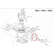 OUTLET VALVULA DE ESCAPE DERECHA GAS GAS