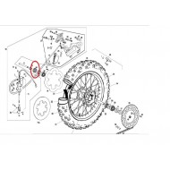 ROLAMENTO DE RODA TRASEIRA LADO DISCO GAS GAS
