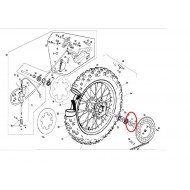 ROLAMENTO DA RODA TRASEIRA DO LADO DA COROA GAS GAS