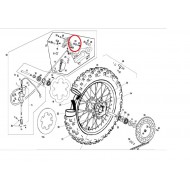 PROTECTOR DE PARAFUSO DE PINÇA DE FREIO TRASEIRO GAS GAS.