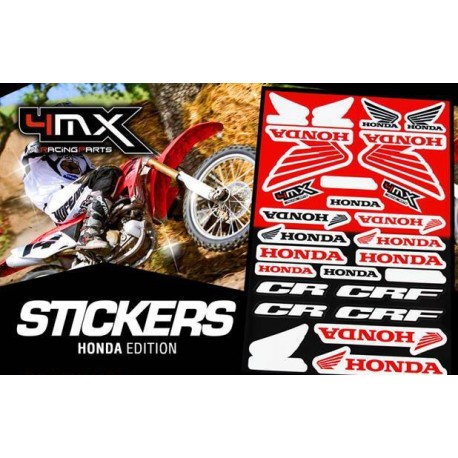 Hoja Adhesivos Honda 4mx