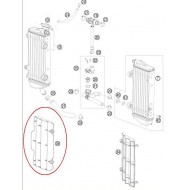 REJILLA RADIADOR KTM 2T Y 4T NEGRA