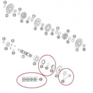 Kit Reparación Piñon De Ataque Ktm 4t 06-18