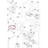 SUPORTE DO COMANDO DE PISCA KTM