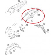 PORTAMATRICULAS ORIGINAL HUSABERG-HUSQVARNA TE 125/250/300 FE 250/350/450/501 (2013-2016)