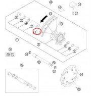 CABECILLA DE RADIO DELANTERO Y TRASERO KTM