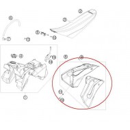 RADIATORABDECKUNGEN MIT AUFKLEBERN HUSABERG 2013 2T UND 4T