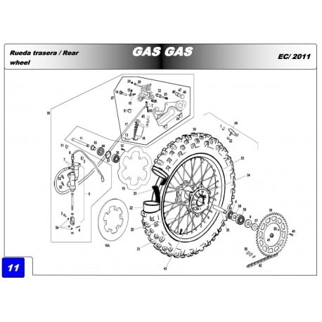 SHORT REAR WHEEL SPACER : R600701 SHORT REAR WHEEL SPACER : R600701