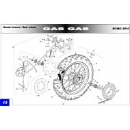 SHORT REAR WHEEL SPACER : R600701 SHORT REAR WHEEL SPACER : R600701