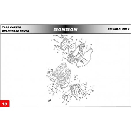 Ref.21- GASKET, CRANKCASE COVER 3      [STOCKCLEARANCE]