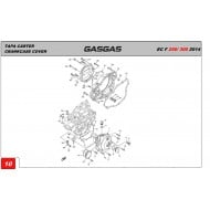 Ref.08 - GASKET CRANKCASE COVER 1  [STOCKCLEARANCE]