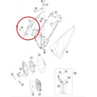 OUTLET COUVERCLE DE FILTRE DROIT AVEC ADHÉSIF HUSQVARNA 2T ET 4T 2014-2015