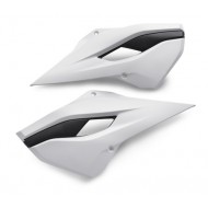 JEU DE COUVERCLES DE RADIATEUR BLANC HUSQVARNA TE 125/250/300 (2014-2016)