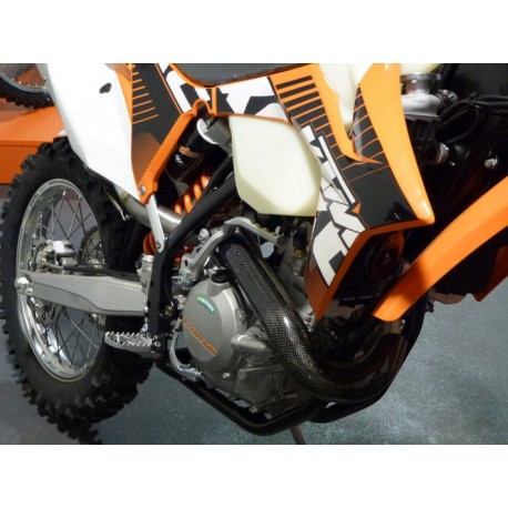 EXHAUST CARBON GUARD KTM EXC-F 250 (2008-2013) +  SX-F 250 (2012-2013) [STOCKCLEARANCE]