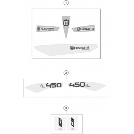 Faro A LED Per Moto Husqvarna - Compatibile Con Modelli TE, FE, TC, FC 125-701 (2014-2019), Con Copriobiettivo In Vetro