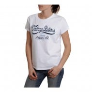 OUTLET T-SHIRT HUSQVARNA VINTAGE BLANCHE FEMME TAILLE XL