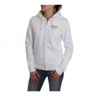 HUSQVARNA HOODIE BEACH WHITE WOMAN SIZE XS