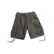 BERMUDA PANTALONCINO OUTLET HUSQVARNA DESERT FOXES VERDE MILITARE UOMO TAGLIA XS