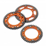 COROA TRASEIRA DE AÇO KTM EM LARANJA Z49
