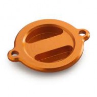 TAMPA DO FILTRO DE ÓLEO FACTORY KTM 450SX-F 13-15 450SMR 13-14 450/500 EXC 12-16 SEM LOGOTIPO.
