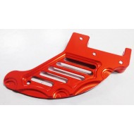 ALUMINIUM BREMSSCHEIBENSCHUTZ HINTEN KTM-HUSABERG-HUSQVARNA (ORANGE, BLAU ODER SCHWARZ)