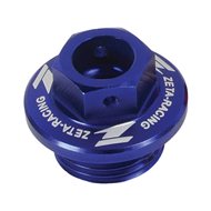 TAMPA DE PREENCHIMENTO DE ÓLEO DE ALUMÍNIO ZETA AZUL PARA HONDA CRF150R 07-16