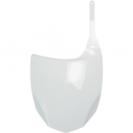 PLACA PORTA NÚMEROS BLANCA UFO KAWASAKI KX-F 450 (2009-2012)