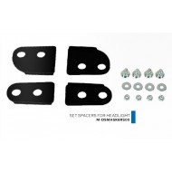 SET SPACERS FOR HEADLIGHT BLACK [STOCKCLEARANCE]