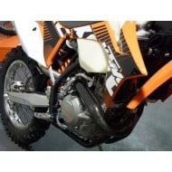 CARBON FIBER EXHAUST PROTECTOR FOR KTM EXC-R 400/450 & EXC-F 530, 2008-2011
