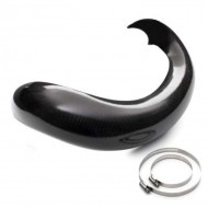 CARBON FIBER EXHAUST PROTECTOR FOR KTM EXC250 & EXC 300, 2004-2010