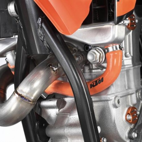 TUBOS / MANGUITOS RADIADOR EN NARANJA KTM ORIGINAL PARA 450 SX-F 2016-2017