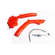 KTM FRAME PROTECTION SET SX 11-16 SMR 12-14 EXC 12-16 ORANGE