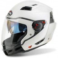 CASQUE AIROH MODULAIRE / JET EXECUTIVE COULEUR BLANC BRILLANT