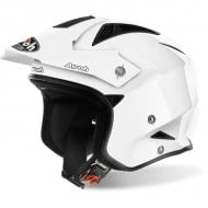 OUTLET CASCO AIROH TRR S COLOR BLANCO BRILLO 