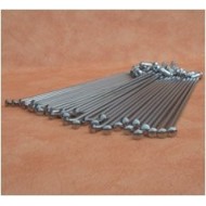 RAIO DE AÇO GALVANIZADO ALPINA (POR MEDIDAS) + PORCA DE RAIO M4.5 PASSO 75 (POR CORES)