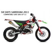 COMPLETE PLASTIC & STICKER KIT GAS GAS SARDEGNA 2011 COMPATIBLE WITH GAS GAS 2007-2011