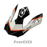 VISERA CASCO HEBO RAPTOR NEGRO