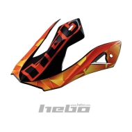 VISERA CASCO HEBO SWAY ROJO