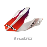 VISERA CASCO HEBO TRACKER BLANCO