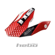 VISERA CASCO HEBO QUAKE ROJO
