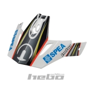 VISERA CASCO HEBO TONI BOU REPLICA NEGRO