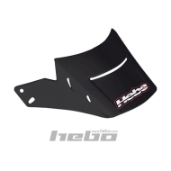 VISERA CASCO HEBO TRIAL ZONE POLICARBONATO NEGRO/BLANCO