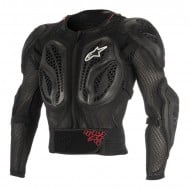 PETO INFANTIL ALPINESTARS BIONIC ACTION COLOR NEGRO / ROJO
