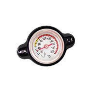 TAPON RADIADOR NEGRO CON MEDIDOR DE TEMPERATURA 4MX 1.8 (JAPONESAS)