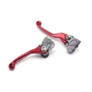 SET/PAIR PIVOT LEVERS FP ZETA FOR YAMAHA YZ 250 F (2001-2006) COLOR RED