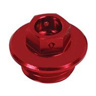 TAPON DE ALUMINIO PARA LLENADO ACEITE OFFPARTS COLOR ROJO PARA YAMAHA YZ250F 01-16