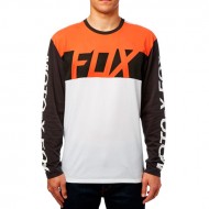 OFFER FOX SCRAMBLUR AIRLINE TEE COLOR BLACK VINTAGE [STOCKCLEARANCE]