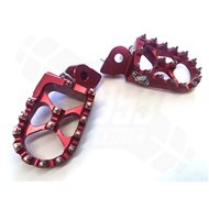 JUEGO ESTRIBERAS SOBREDIMENSIONADAS GAS GAS EC 250 / EC 300 (2018) COLOR ROJO