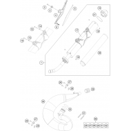 ÉCHARPE D'ÉCHAPPEMENT HOMOLOGUÉE HUSQVARNA TE 250/300 (2013 - 2016)