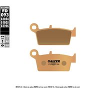 Plaquettes de frein arrière Galfer GAS GAS SM 450 (2005-2008)